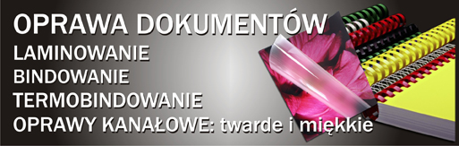 Oprawy, bindowanie, termobindowanie Bielsko-Biała