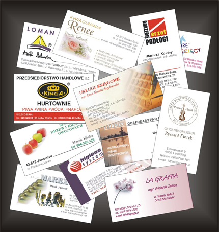 wizytówki