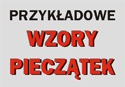 pieczątki - przykładowe wzory